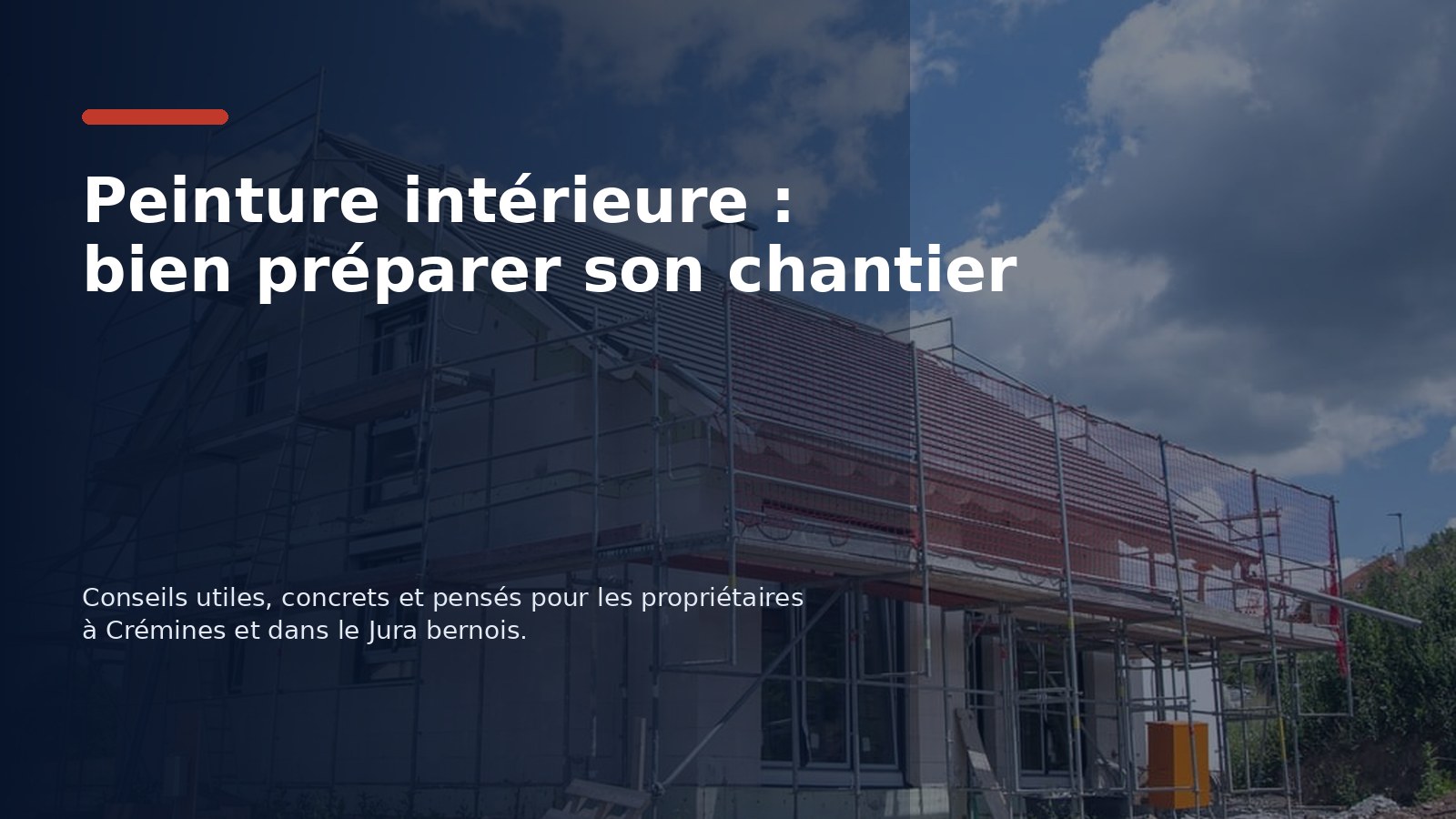 Peinture intérieure : bien préparer son chantier