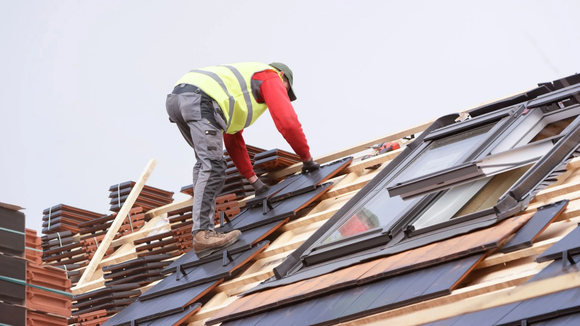 Intervention de couverture sur toiture